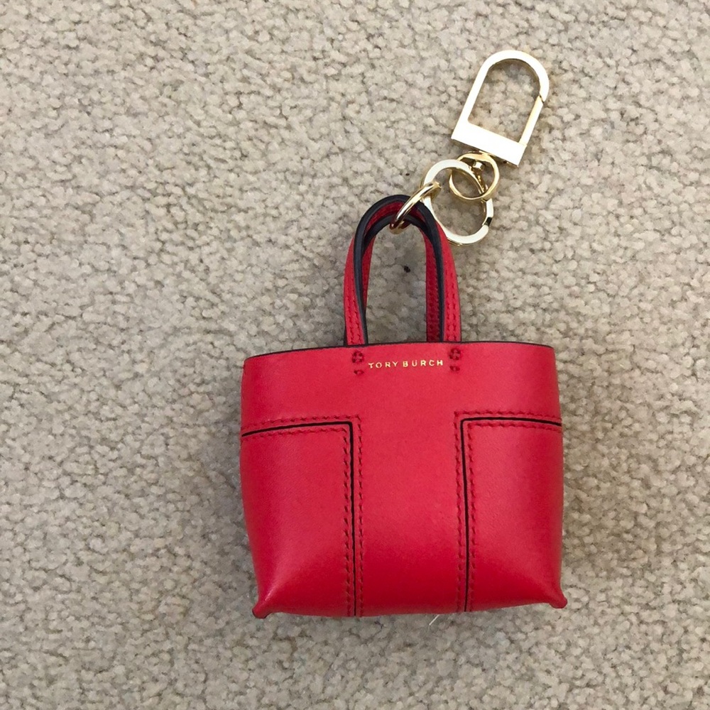 Tory Burch Block T Purse Key Chain